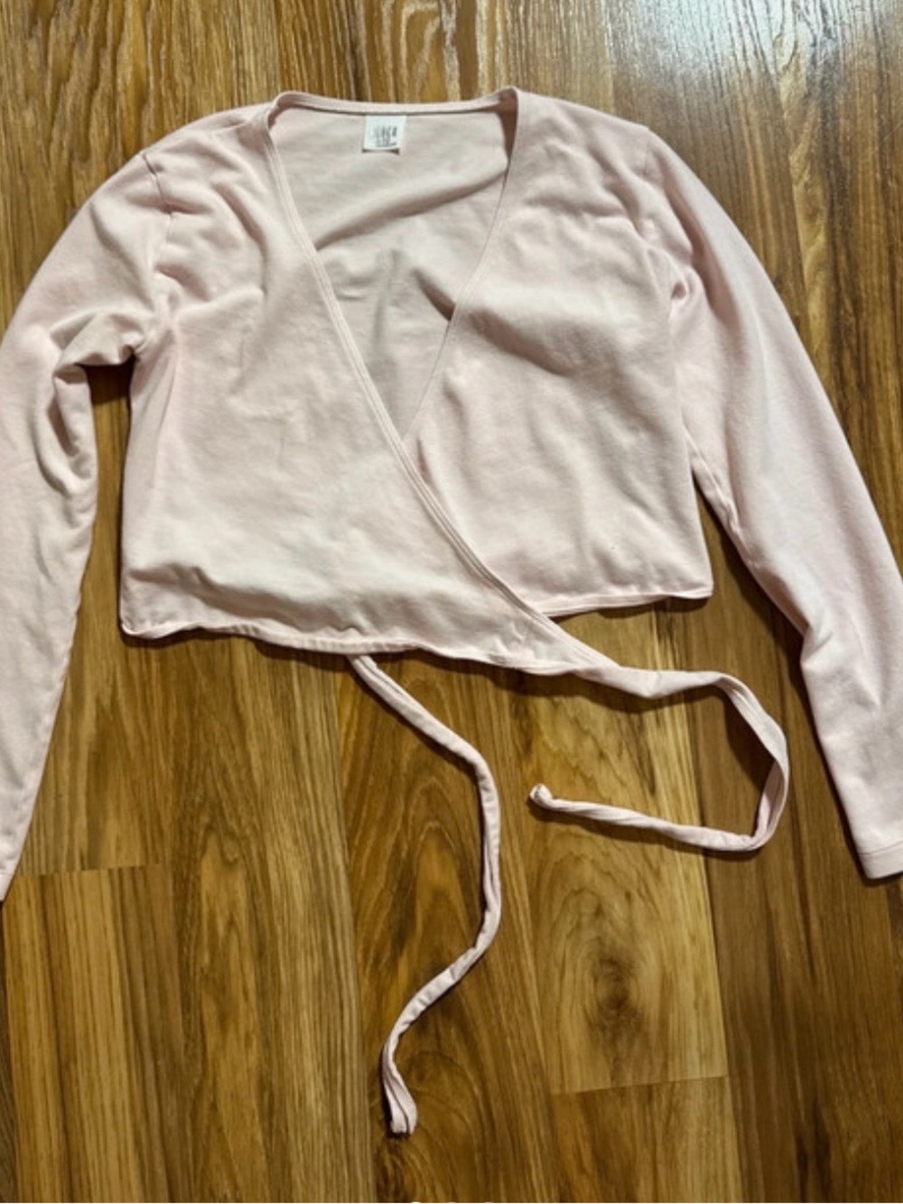 Girl’s Bloch Pink Wrap Top Shrug Medium 8-10